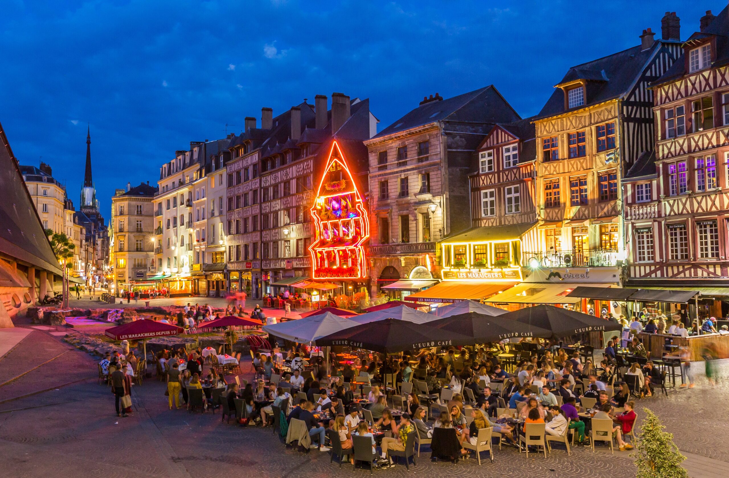 Place du vieux marché à Rouen ©Martin Flaux