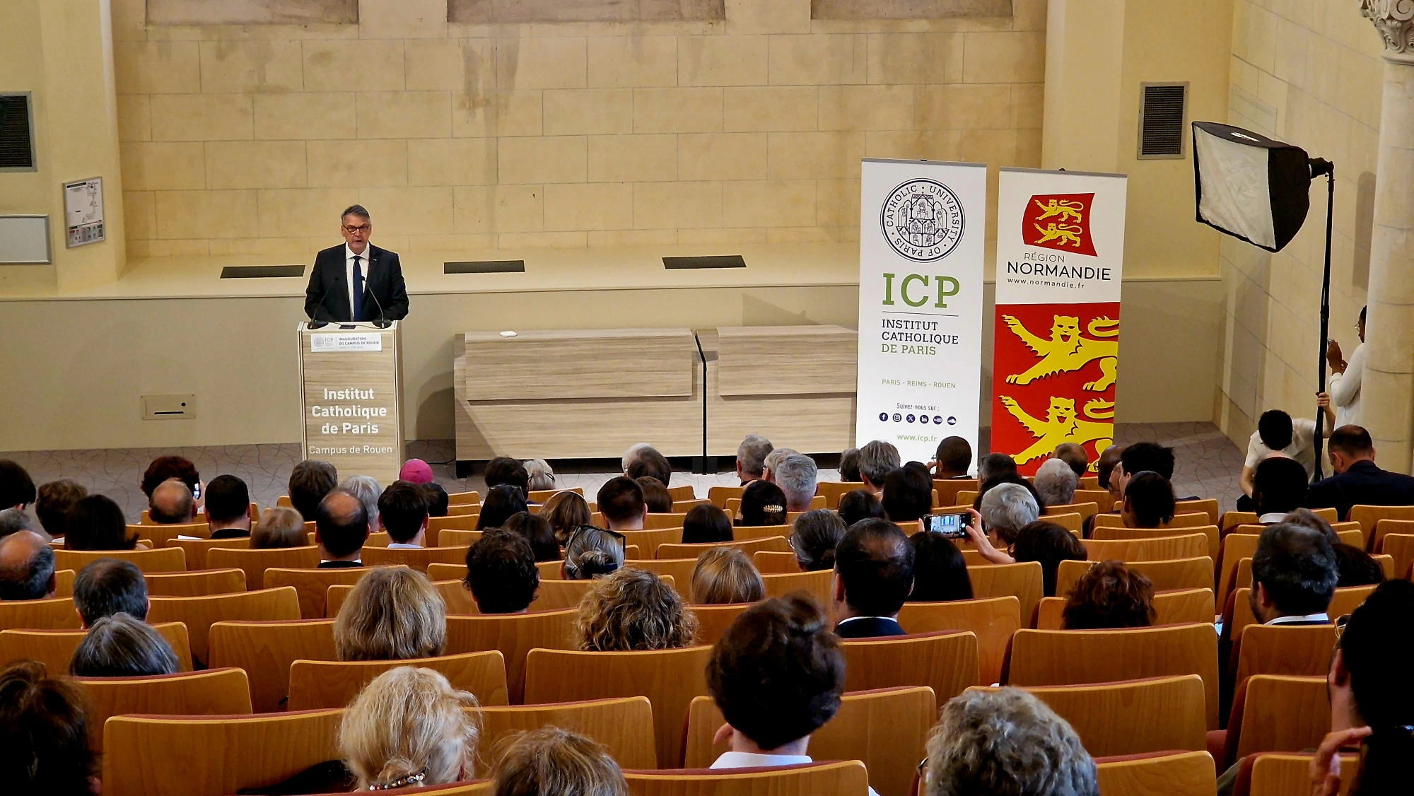 Inauguration de l'ICP de Rouen le 27 juin 2024 ©RNI
