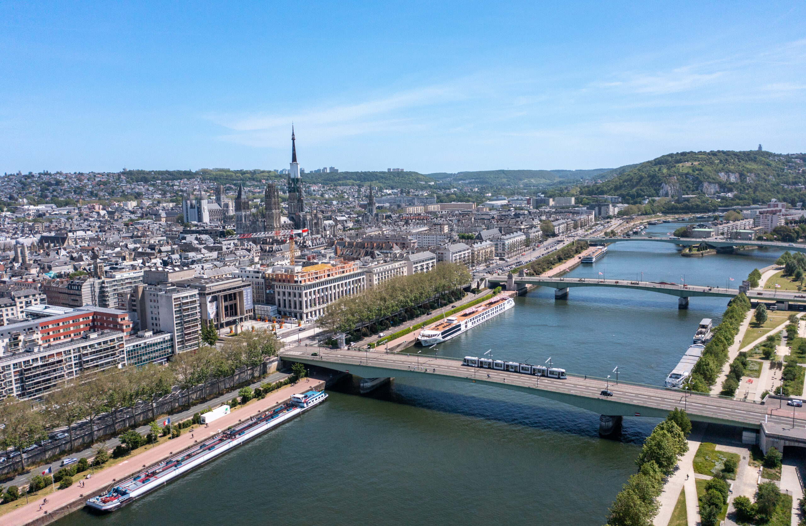 Rouen, un territoire de 800 000 habitants à 1h des plages et de Paris  ©Nicolas Letellier