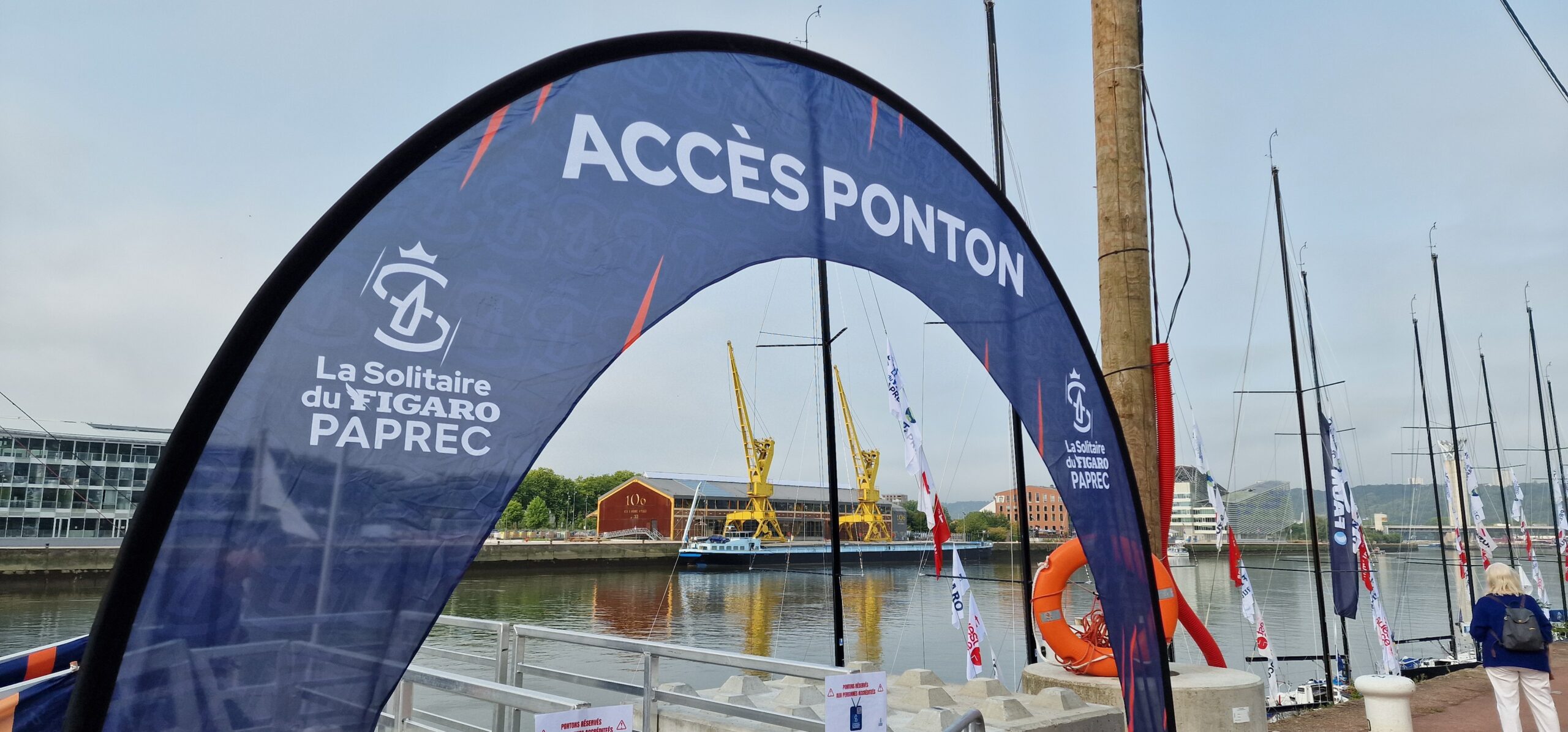 La Solitaire du Figaro au départ de Rouen - Crédit RNI