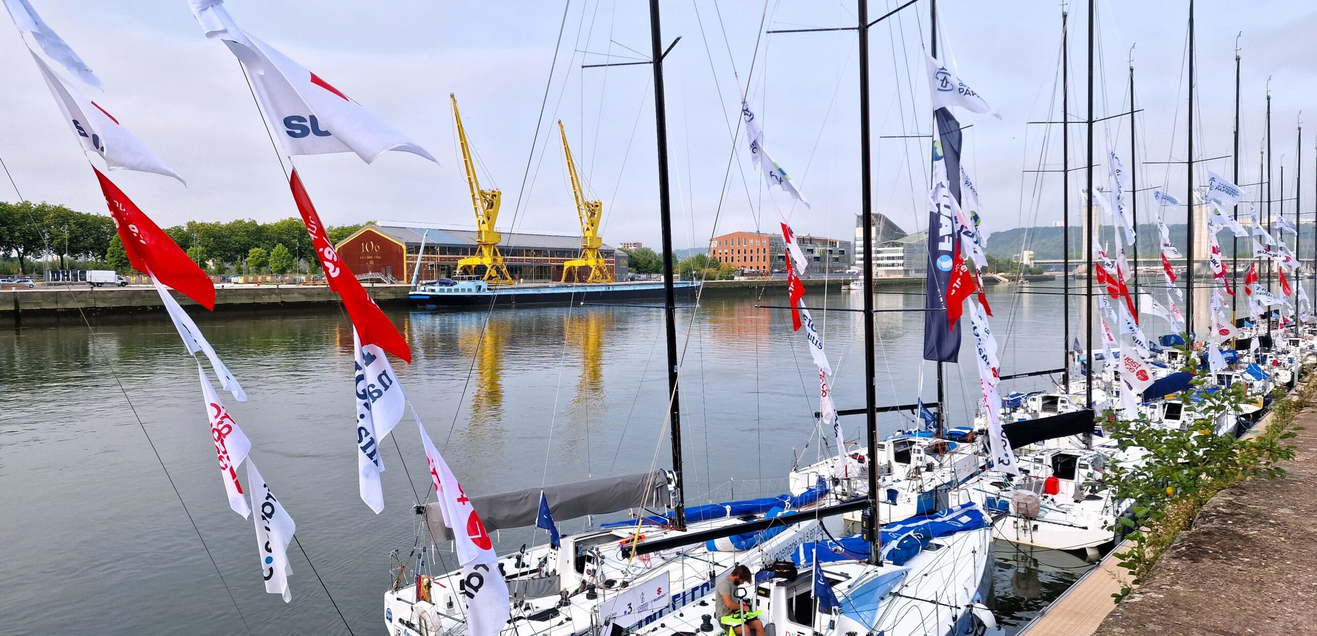 La Solitaire du Figaro au départ de Rouen - Crédit RNI