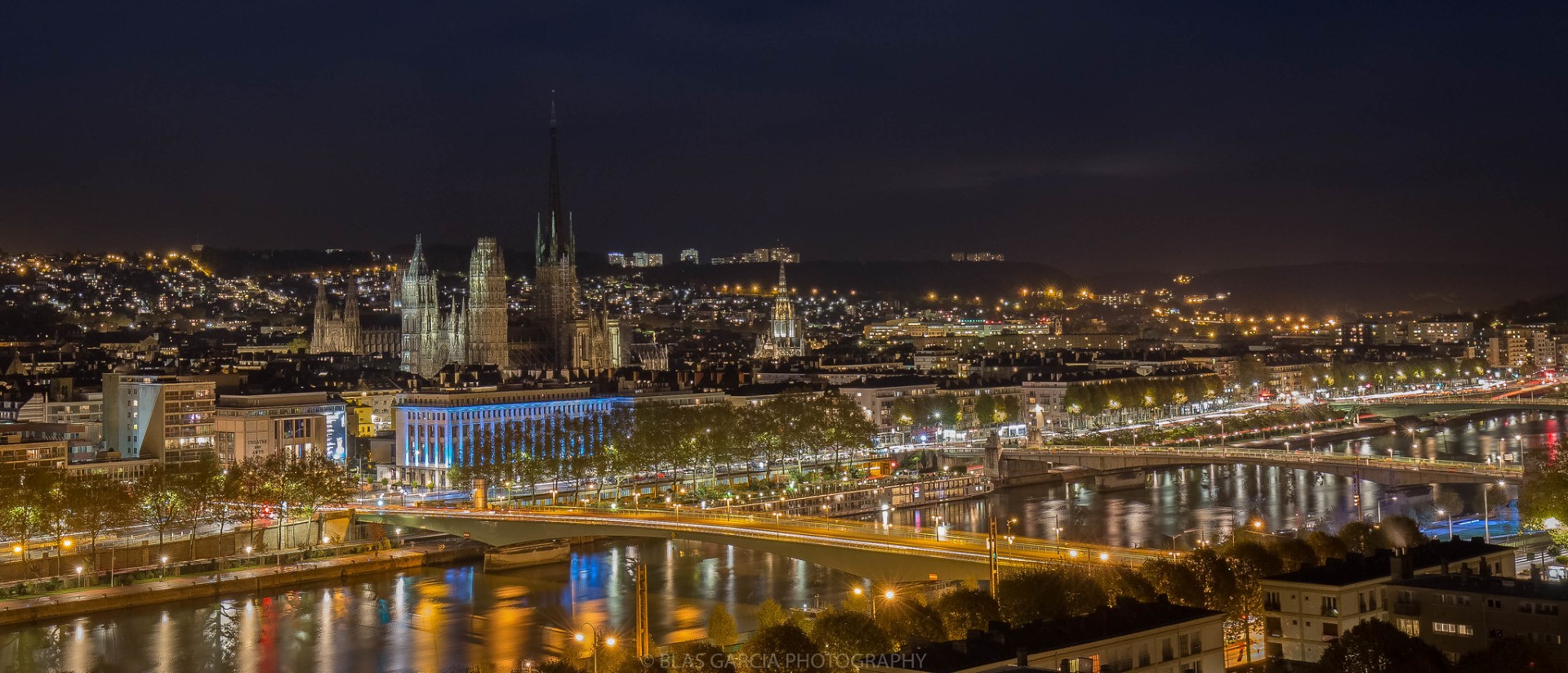 Vue générale de Rouen - Crédit : Blas Garcia Castellano