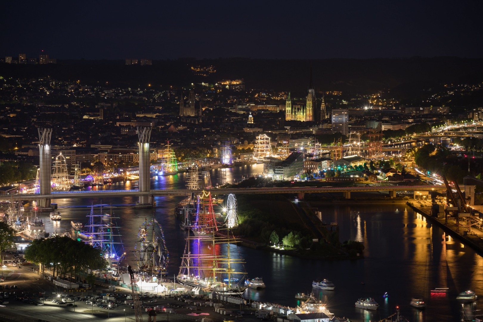 Vue générale de Rouen. Crédit : Blas Garcia Castellano