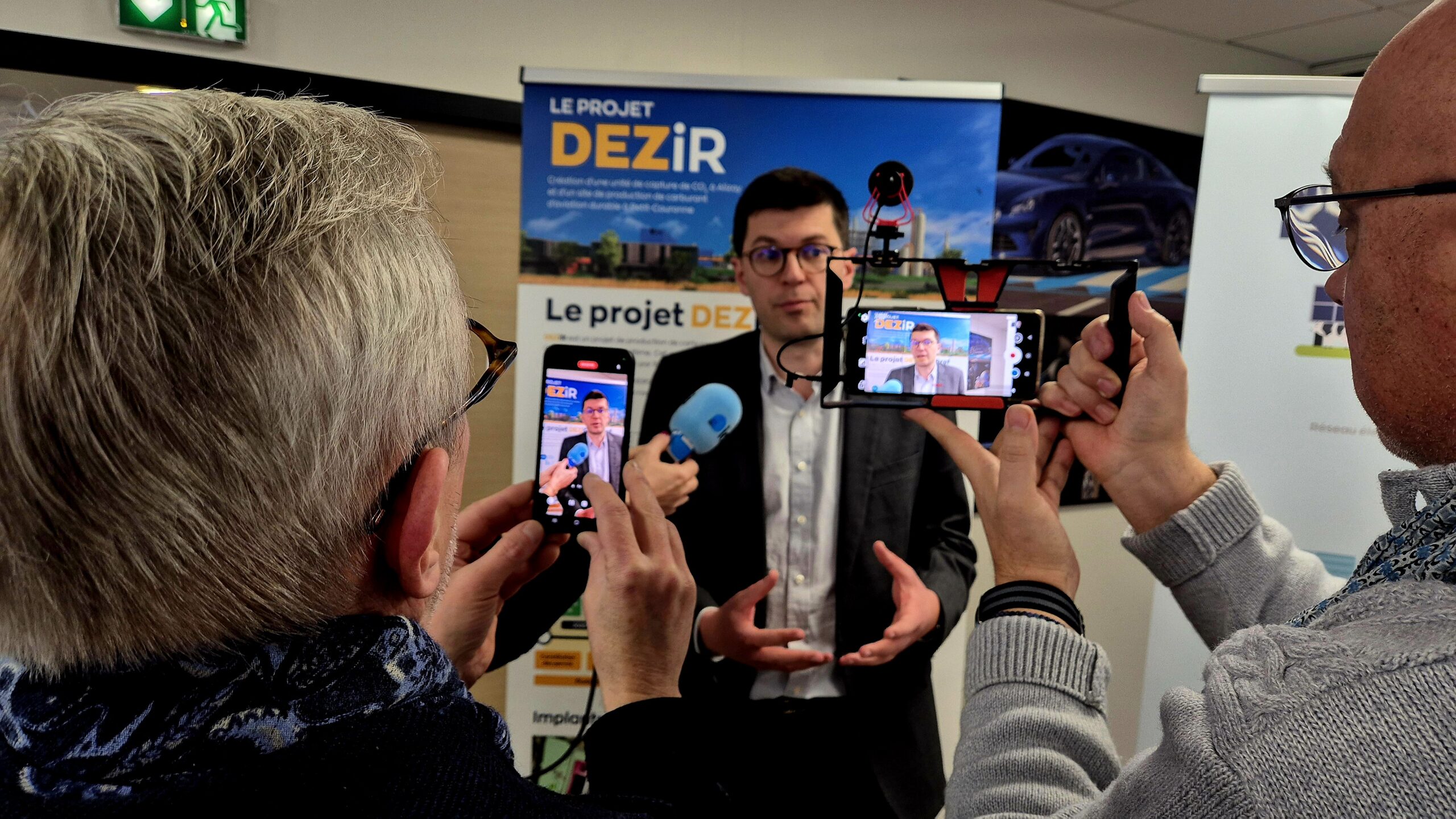 Antoine HUARD, directeur général de VERSO ENERGY lors de la conférence de presse à Rouen