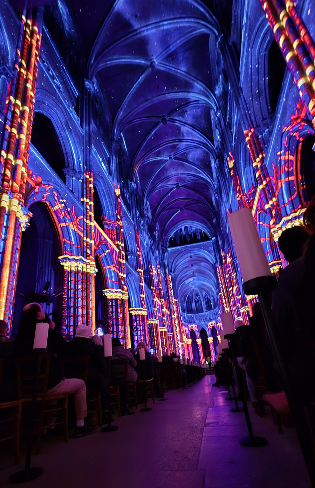 Le spectacle LUMINISCENCE à la cathédrale de Rouen propose une immersion à 360° ©RNI